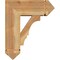 Ekena Millwork Balboa Arts and Crafts Rough Sawn Bracket w/ Offset Brace, Western Red Cedar, 8"W x 20"D x 24"H BKT0806X20X24BOA03RWR - alternate 3